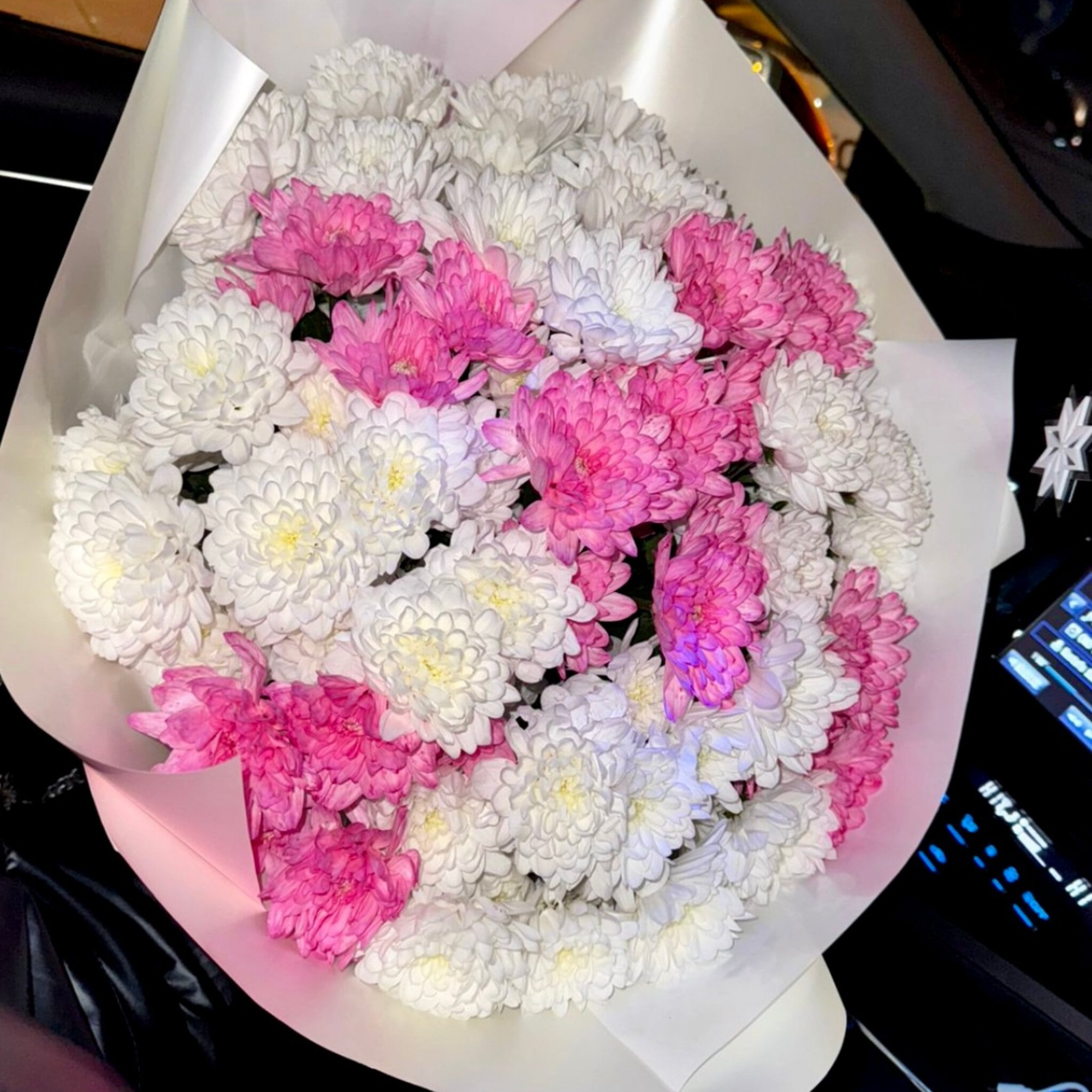 Букет из хризантем